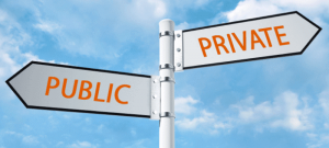 Convert a private company into a public one 